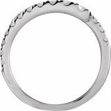 Side View of a Diamond Bypass Ring in White Gold variant--14K-white-gold