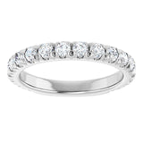 Thin diamond band in 14K gold, on hand variant--14K-white-gold variant--Diamond-Lab variant--1CT variant--Diamond-Nat variant--Platinum