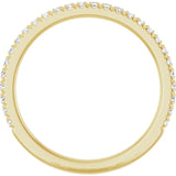 Thin diamond band in 14K gold, overhead/5-CT/5CT variant--14K-yellow-gold variant--Diamond-Lab variant--1/5CT variant--Diamond-Nat