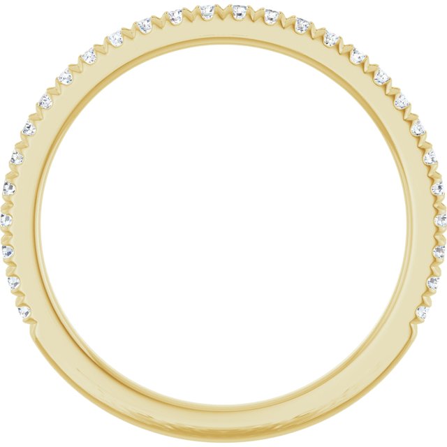 Thin diamond band in 14K gold, overhead/5-CT/5CT variant--14K-yellow-gold variant--Diamond-Lab variant--1/5CT variant--Diamond-Nat