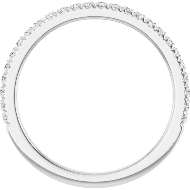 White Gold Stackable Diamond Band/5-CT/5CT variant--14K-white-gold variant--Diamond-Lab variant--1/5CT variant--Diamond-Nat variant--Platinum