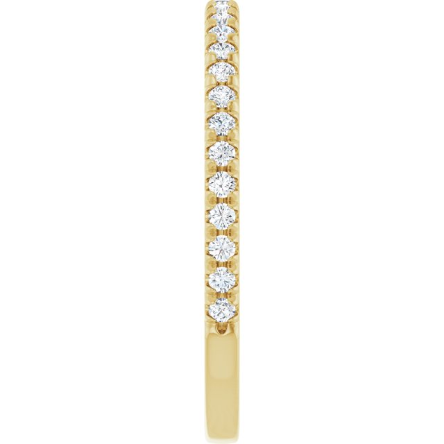 Thin diamond band in 14K gold, showing pear diamonds/5-CT/5CT variant--14K-yellow-gold variant--Diamond-Lab variant--1/5CT variant--Diamond-Nat