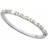 Shorty stackable diamond band in 14K gold, front view variant--14K-white-gold