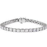 Lab-grown diamond tennis bracelet, 9CTW in 14K white gold white gold variant--14K-white-gold variant--Diamond-Lab variant--9-CT