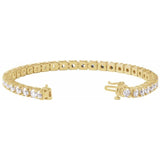 14K Yellow 9CTW Lab-Grown Diamond Link 7 1/4" Bracelet yellow gold variant--14K-yellow-gold variant--Diamond-Lab variant--9-CT