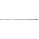 Lab-grown emerald-cut diamond bracelet, architectural step-cut setting detail white gold variant--14K-white-gold
