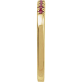 Ruby Stackable Band