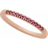 Ruby Stackable Band