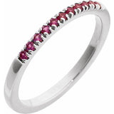 Ruby Stackable Band