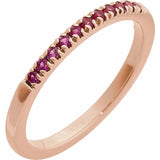 Ruby Stackable Band