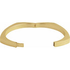 14K Yellow 6 mm Bangle 6 1/2" Bracelet