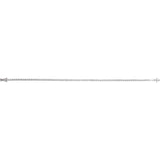 Sterling silver circle tennis bracelet, product view Silver variant--Sterling-Silver
