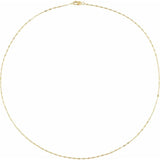 14k yellow gold keyhole chain necklace variant--14K-yellow-gold variant--16in variant--18in variant--20in variant--24in