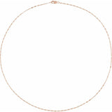 keyhole chain in solid 14k rose gold variant--14K-rose-gold variant--16in variant--18in variant--20in variant--24in variant--7in