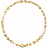 Gold-fill mirror dot chain bracelet variant--Gold-fill variant--7in variant--16in