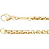 Rounded box chain in sterling silver, clasp detail variant--Gold-fill variant--8in variant--18in variant--20in variant--24in