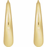 14K Yellow 37.2 mm Hoop Earrings yellow gold variant--14K-yellow-gold