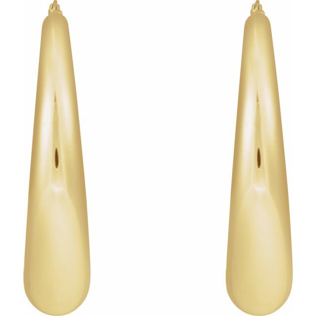 14K Yellow 37.2 mm Hoop Earrings yellow gold variant--14K-yellow-gold