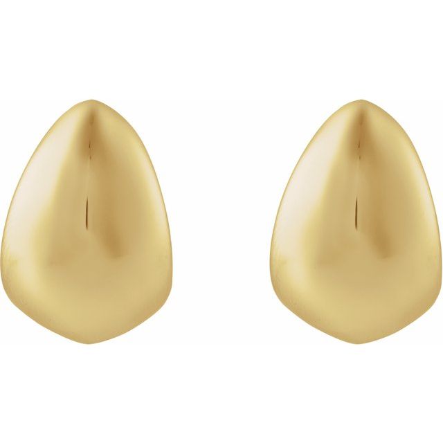 14K yellow gold Teardrop Earrings