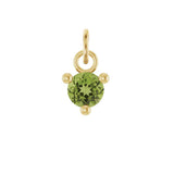 August peridot charm in 14K yellow gold variant--14K-yellow-gold