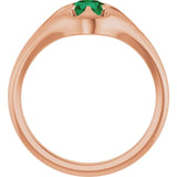 rose gold variant--Emerald-Nat variant--14K-rose-gold