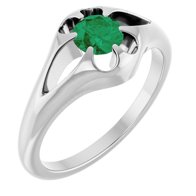white gold variant--Emerald-Nat variant--14K-white-gold