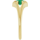 yellow gold variant--Emerald-Nat variant--14K-yellow-gold