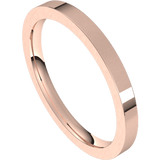 Delicate 2mm wedding band in 18K rose gold rose gold variant--18K-rose-gold