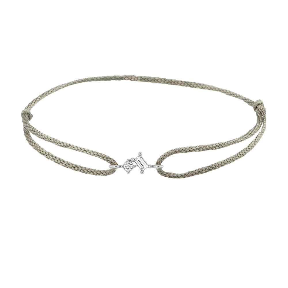 Double Diamond Silk Bracelet