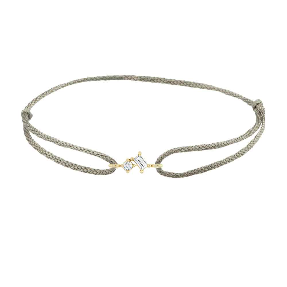 Double Diamond Silk Bracelet