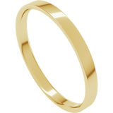 Minimalist 2mm 18K yellow gold band for stacking yellow gold variant--18K-yellow-gold