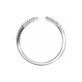 14K White 1/5CTW Natural Diamond Geometric Ring white gold variant--14K-white-gold