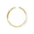 14K Yellow 1/5 CTW Natural Diamond Geometric Ring