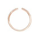 14K Rose 1/5 CTW Natural Diamond Geometric Ring