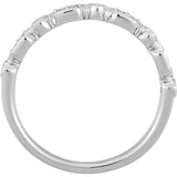 Milgrain diamond band, side profile showing 2mm width variant--14K-white-gold