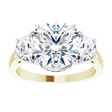 14K Yellow & White 9.4 mm Round Engagement Ring Mounting/white-gold/white-gold variant--Round variant--3CT variant--14K-yellow/white-gold
