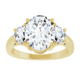 14K Yellow 10x8 mm Oval Engagement Ring Mounting variant--Oval variant--2CT variant--14K-yellow-gold