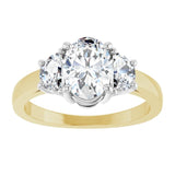 14K Yellow & White 8x6 mm Oval Engagement Ring Mounting/white-gold/white-gold variant--Oval variant--1CT variant--14K-yellow/white-gold