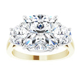14K Yellow & White 10 mm Cushion Engagement Ring Mounting/white-gold/white-gold variant--Cushion variant--5CT variant--14K-yellow/white-gold
