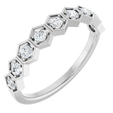1/3 Ctw Natural Diamond Stackable Ring variant--Diamond variant--14K-white-gold