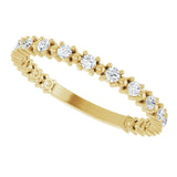 lab grown diamond beaded band variant--14K-yellow-gold variant--Diamond-Lab variant--Diamond-Nat