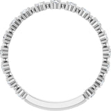 stackable beaded diamond ring natural diamonds variant--14K-white-gold variant--Diamond-Lab variant--Diamond-Nat variant--Platinum