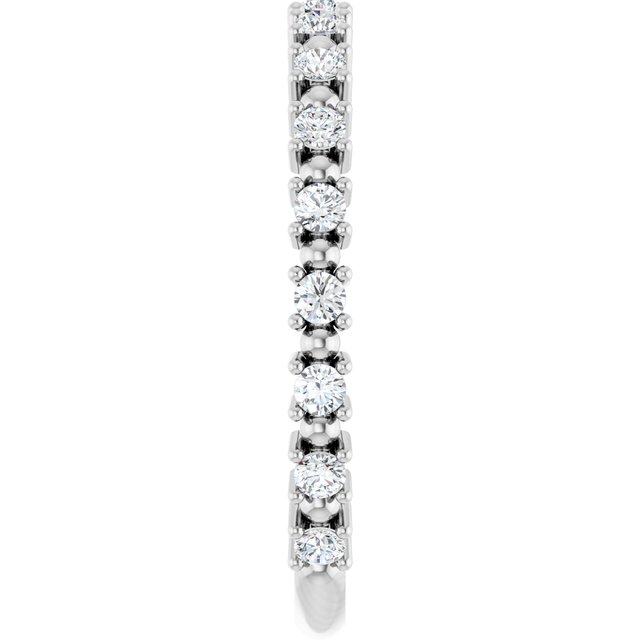 White Gold Diamond Anniversary Band variant--14K-white-gold variant--Diamond-Lab variant--Diamond-Nat variant--Platinum