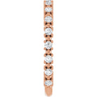 Rose Gold Diamond Wedding Ring