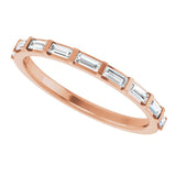 Rose Gold Baguette Anniversary Band variant--14K-rose-gold variant--Diamond-Lab variant--Diamond-Nat