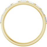 Yellow Gold Diamond Band variant--14K-yellow-gold variant--Diamond-Lab variant--Diamond-Nat
