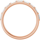 Rose Gold Diamond Band