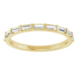 Yellow Gold Baguette Wedding Ring variant--14K-yellow-gold variant--Diamond-Lab variant--Diamond-Nat