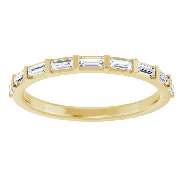 Yellow Gold Baguette Wedding Ring variant--14K-yellow-gold variant--Diamond-Lab variant--Diamond-Nat