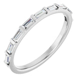 White Gold Baguette Diamond Ring variant--14K-yellow-gold variant--Diamond-Lab variant--Diamond-Nat